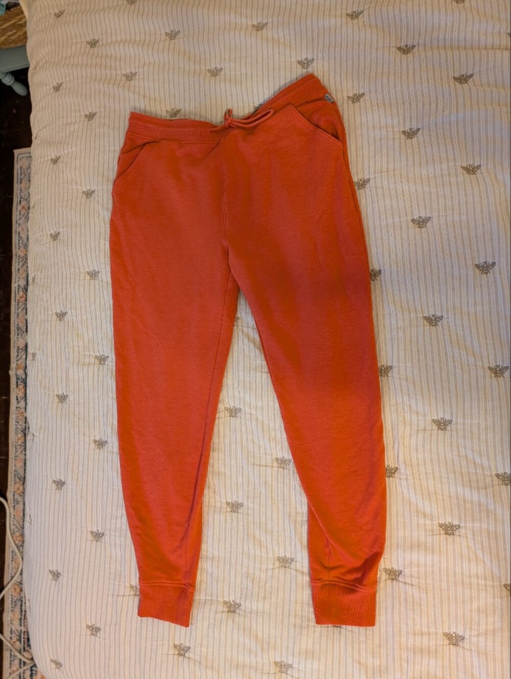Eddie Bauer Coral Jogger Sweatpants Size Medium Stretch Waist With Drawstring - Picture 2 of 12
